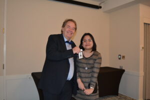 Rob Parker with Michaela Ablaza