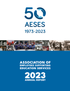 AESES 2023 AGM Annual Report Cover
