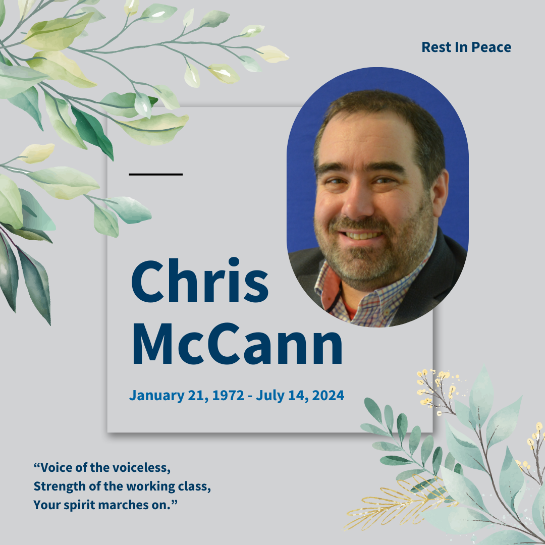 Chris McCann - January 21, 1972 - July 14, 2024